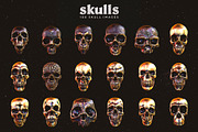 Skulls: 108 Skull Images, an Object Graphic by RuleByArt (Thumbnail 11 of 16)