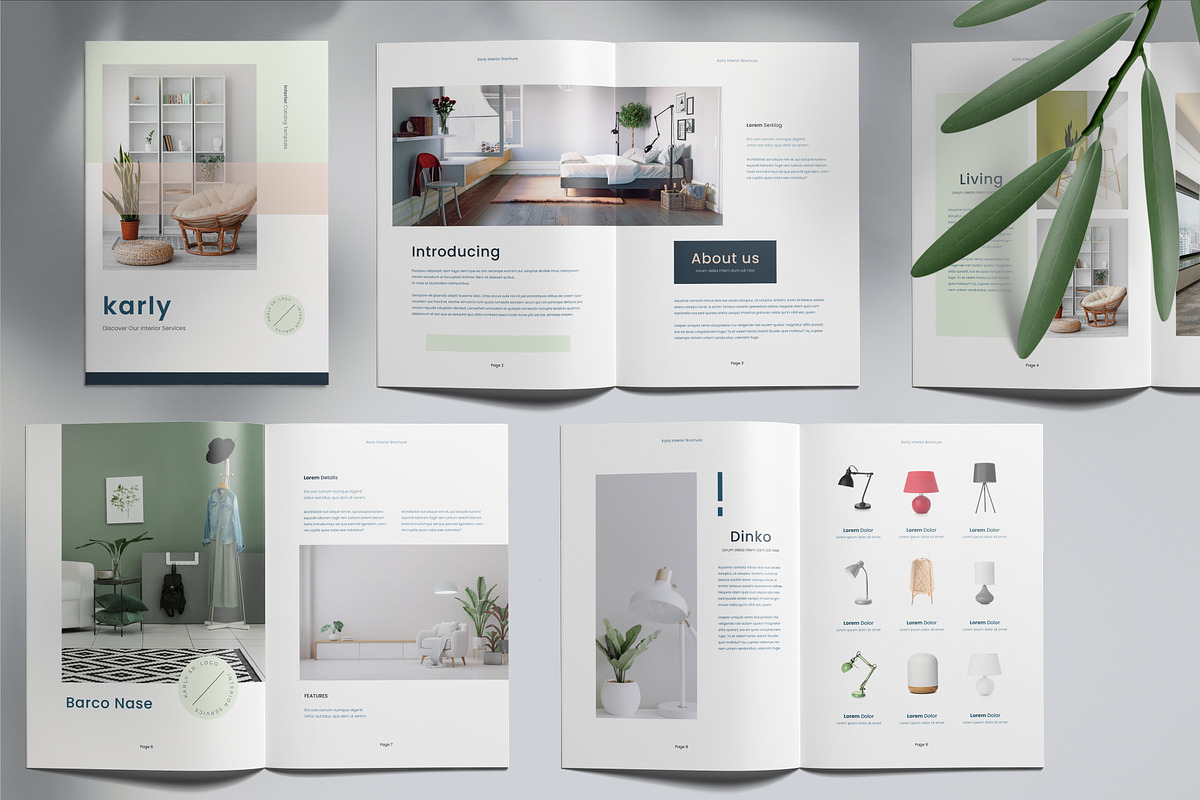 Interior Catalog Template, a Brochure Template by Cristal Pioneer (Photo 2 of 5)