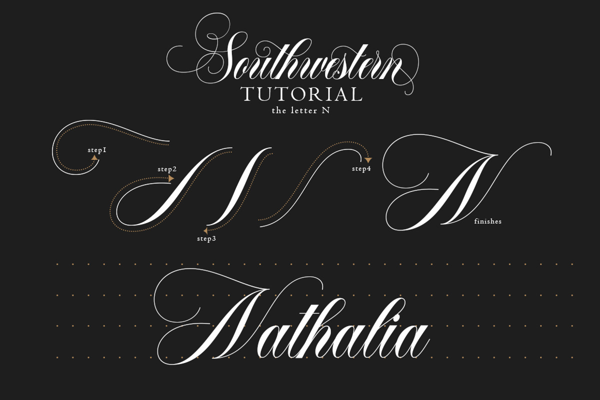 Southwestern Calligraphy, a Script Font by Suza Studio (Photo 7 of 16)