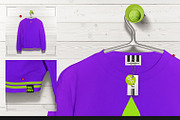 Hoodie / Blouse On 5 Stages Mock-up, a Hoody Mockup by Mocca Mockups Store (Thumbnail 62 of 69)