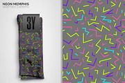 Neon Memphis Seamless Patterns, a Pattern Graphic by 3Y_Design (Thumbnail 6 of 6)