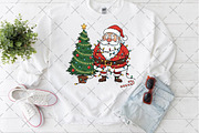 Quirky Christmas Santa PNG, an Illustration by Craft Nest (Thumbnail 2 of 6)