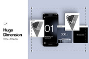 Social Media Display Mockup, an iPhone Mockup by SLAB! Design (Thumbnail 3 of 8)