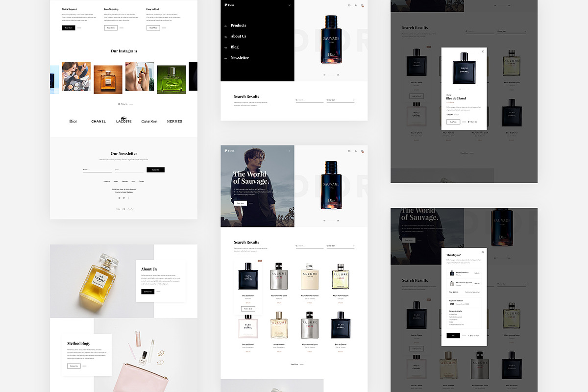Fleur — Store Landing Page, a Landing Page Template by artemmashirov (Photo 3 of 3)
