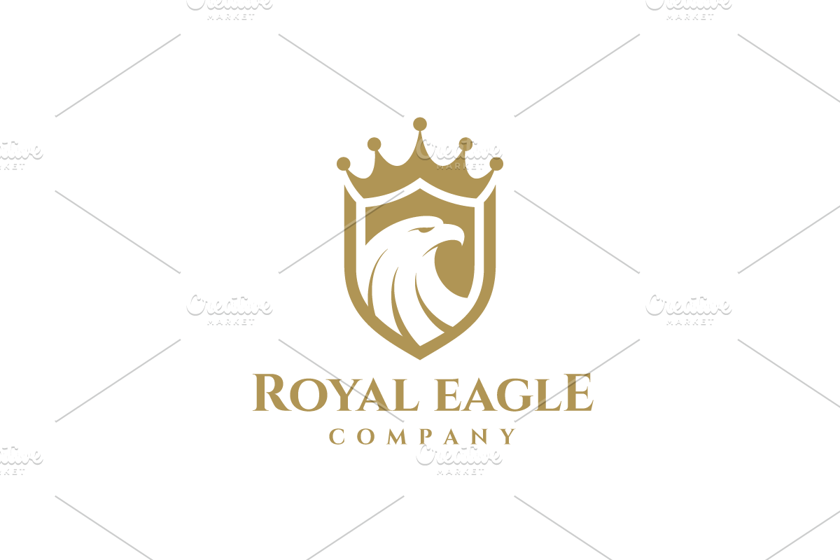 Royal Eagle Shield Crown Logo, a Branding & Logo Template by yopie (Photo 2 of 4)