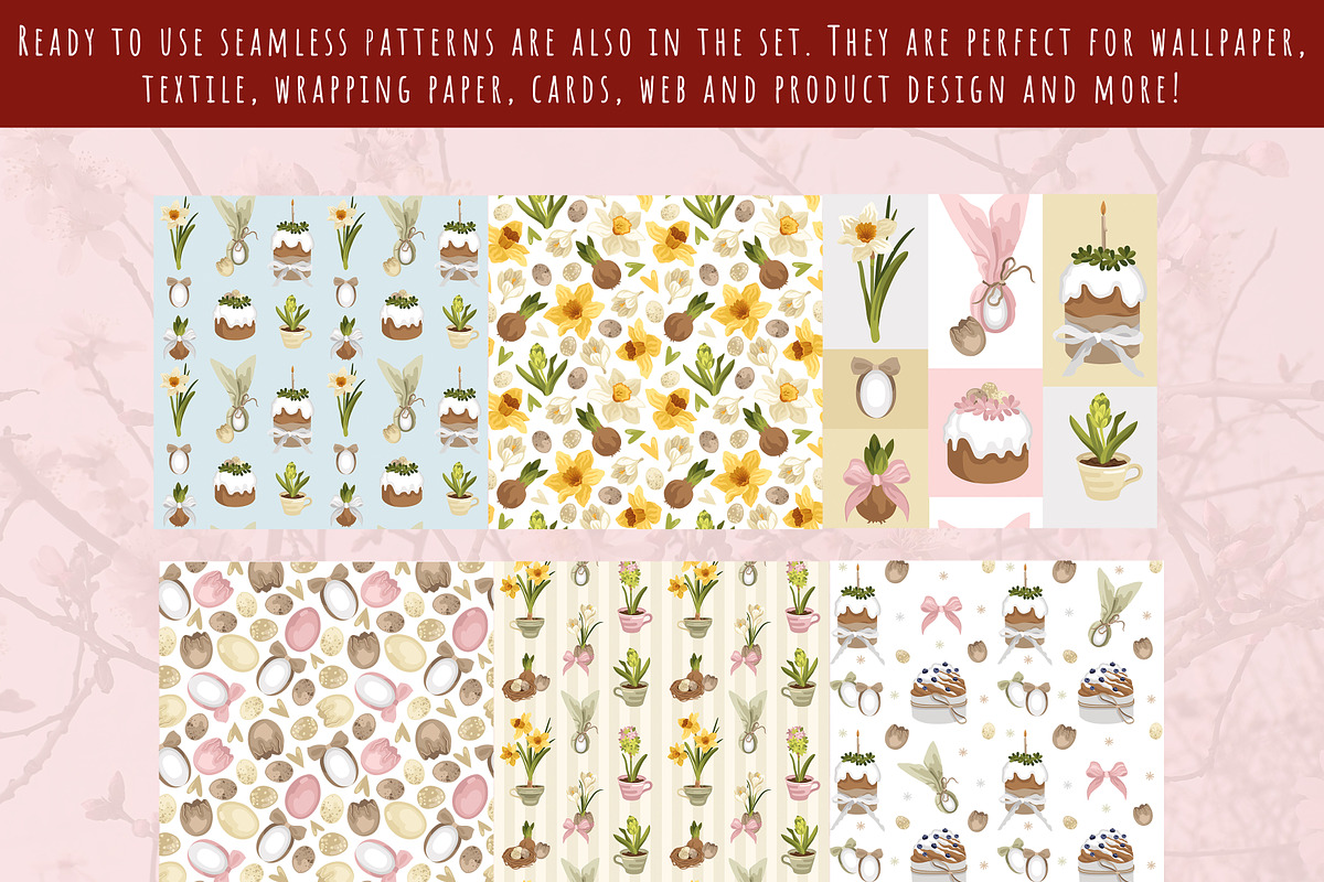 Blooming Spring Easter Collection, a Seasonal Illustration by Nataly_is_Drawing (Photo 8 of 9)