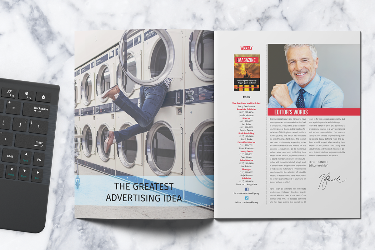 WEEKLY - News Magazine, a Magazine Template by Boris Cupac (Photo 3 of 17)