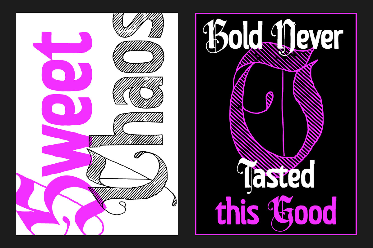 Drakewyn, a Blackletter Font by din-studio.com (Photo 3 of 12)