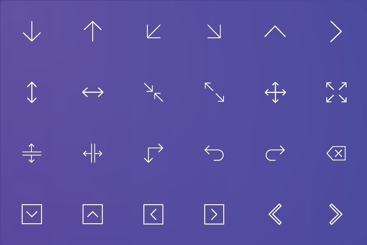Arrows and User Interface Line Icons, an Outline Icon by FlatLineIcons (Photo 4 of 7)