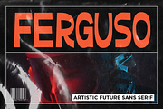 Ferguso - Aesthetic Sans Serif Fonts, a Sans Serif Font by Konstantine Studio (Thumbnail 1 of 5)