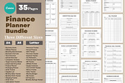 Finance planner Bundle, a Stationery Template by DesignByStore (Thumbnail 1 of 7)