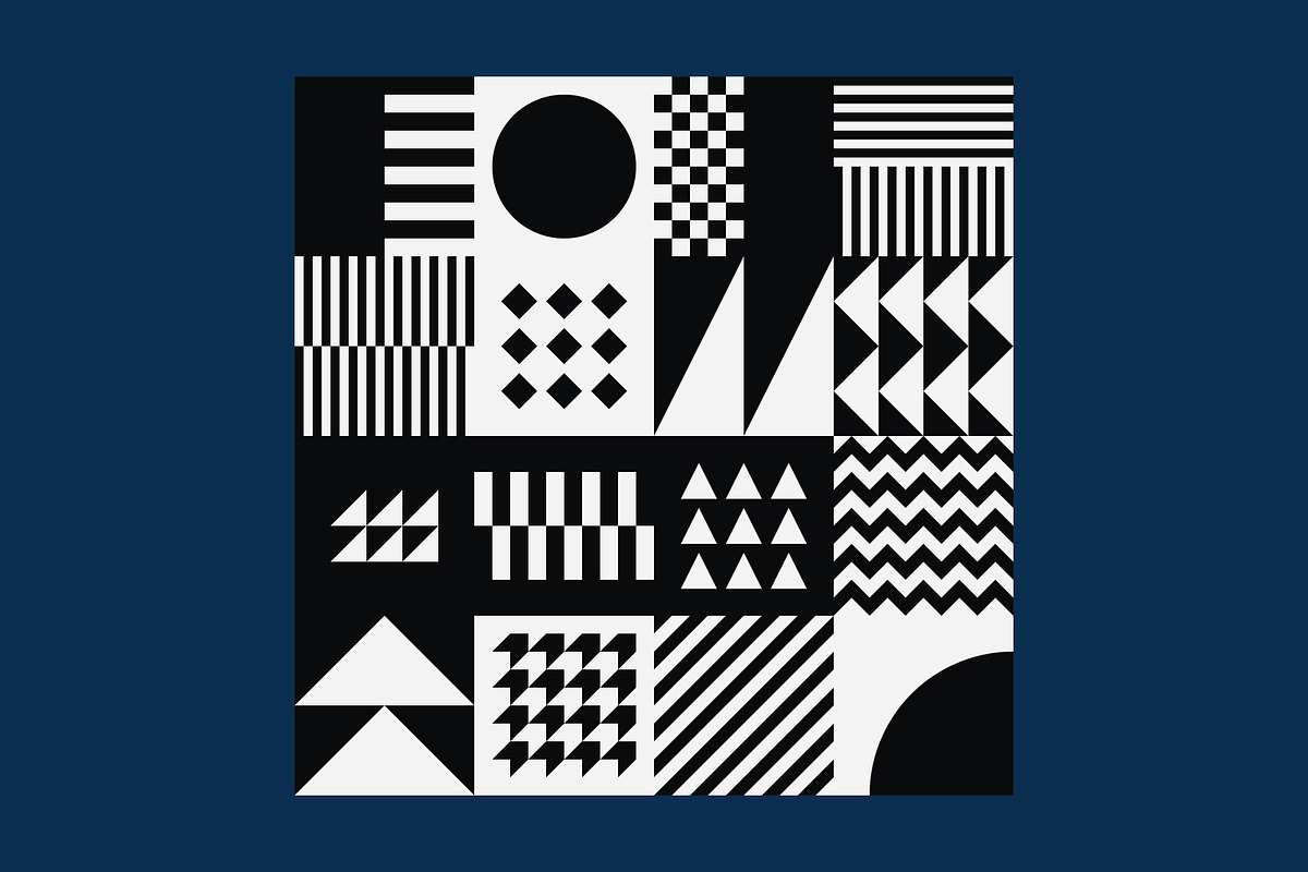 Seamless Geometric Patterns Bundle, a Pattern Graphic by Neo Geo (Photo 7 of 9)