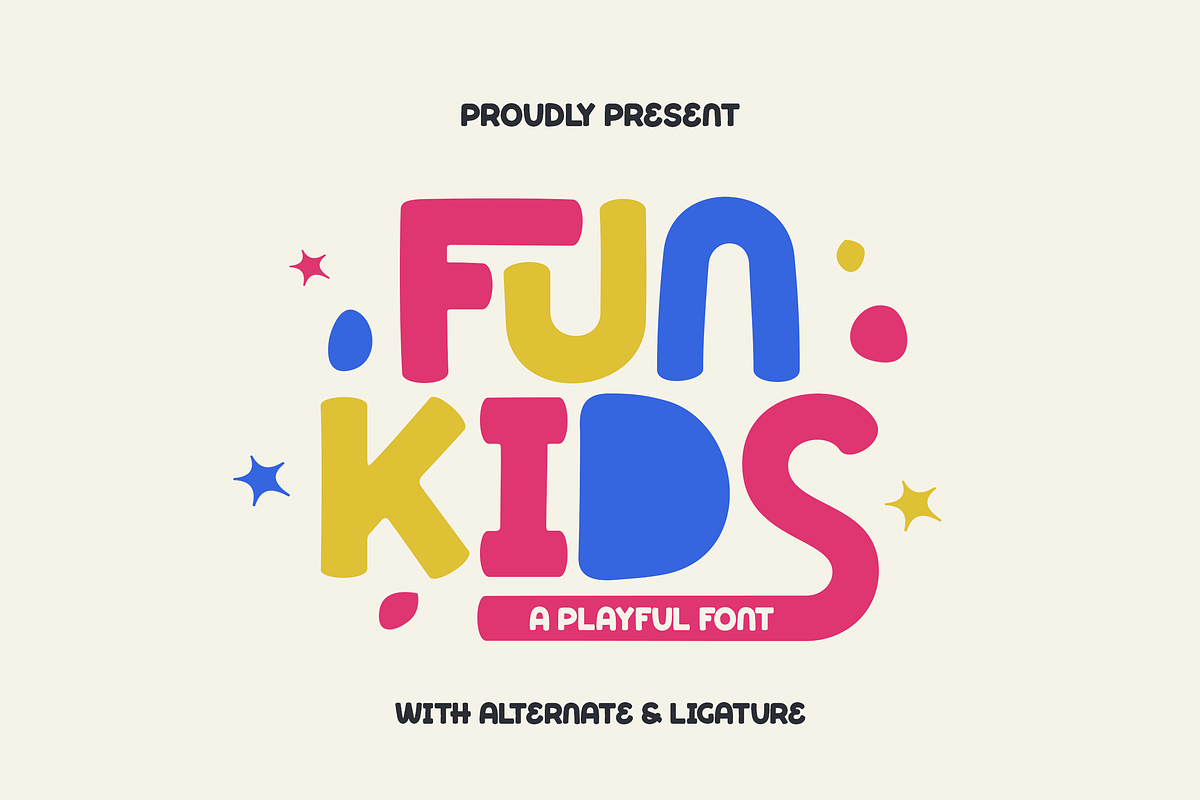 Funkids - Playful Font, a Font by Flawless And Co (Photo 1 of 10)