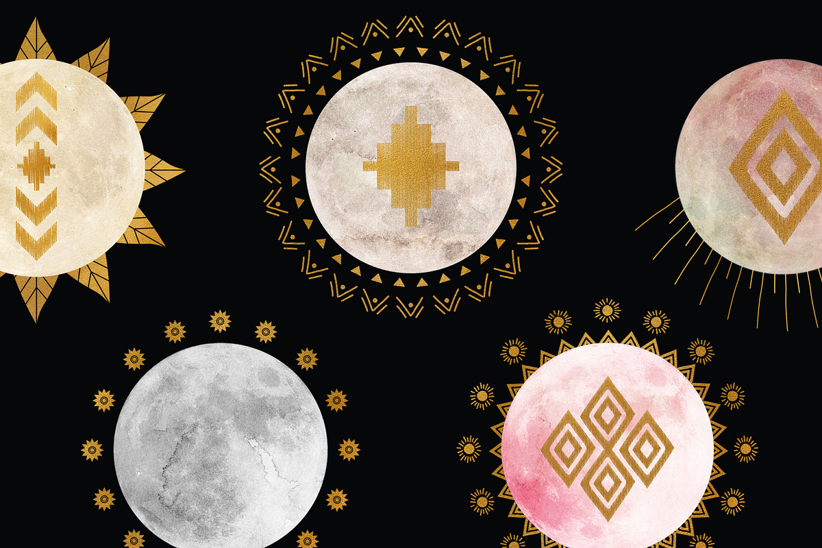 20% OFF! MYSTICAL MOONS, a Work Illustration by Chus Moreno Studio (Photo 5 of 11)