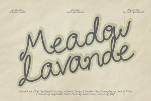 Meadow Lavande - Romantic Font