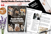 Easy Social Media Content Guide, a Templates & Theme by bellaROSEworkshop (Thumbnail 1 of 3)