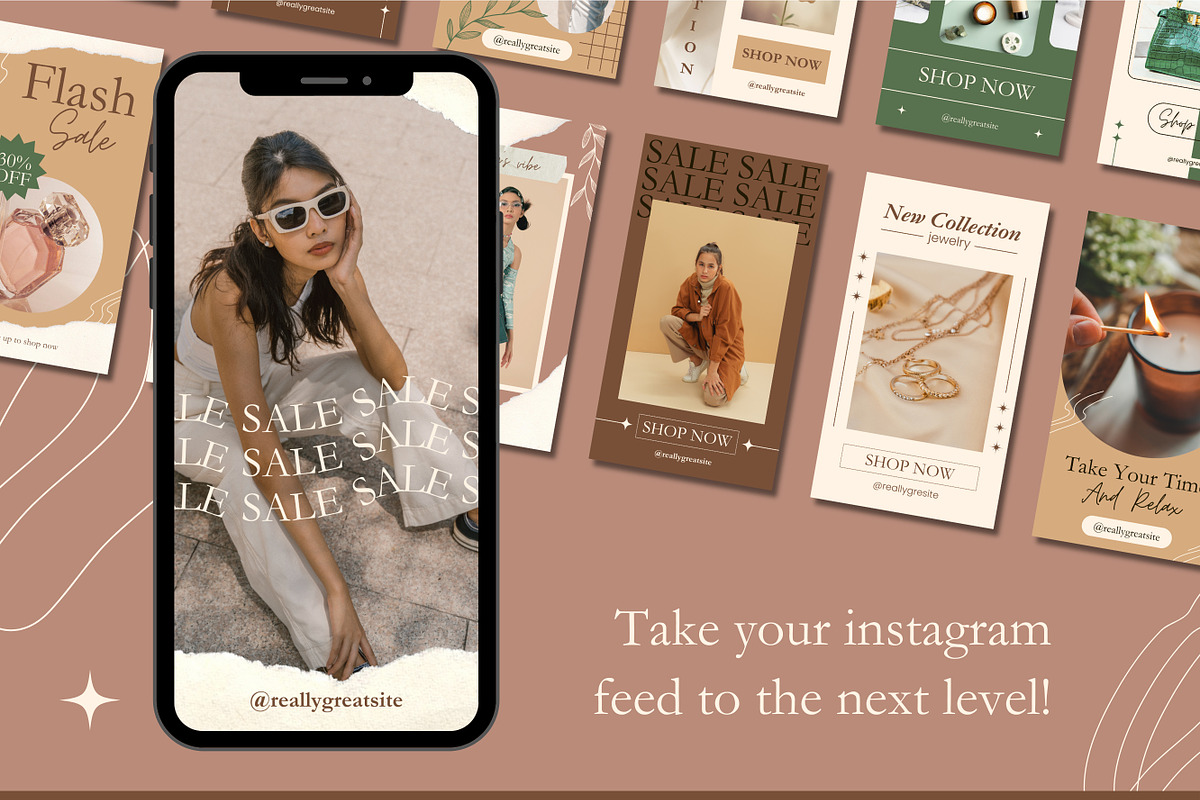 350 Social Media Stories Templates, a Templates & Theme by TemplateCastleStore (Photo 6 of 9)
