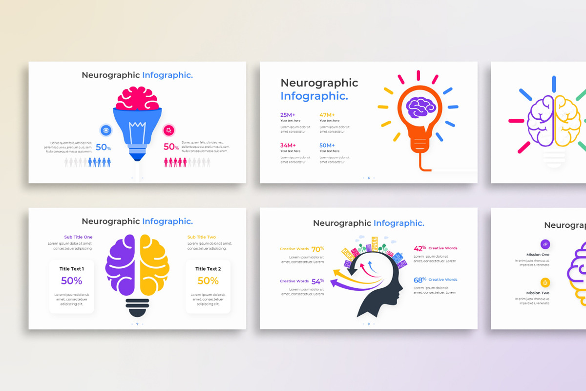 Neurographic PowerPoint Infographic, a Presentation Template by Digitcase x Wealthwells (Photo 2 of 5)