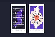 Suit of Swords tarot cards set, an Illustration by Good Studio (Thumbnail 6 of 6)