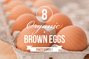 Organic Brown Eggs Photo Bundle of 8 preview 3