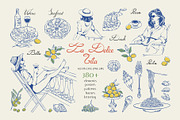 La Dolce Vita | Italian Coastal Life, an Object Illustration by Berentine.art (Thumbnail 1 of 17)