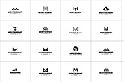 M Letter Logo Bundle Monogram Set, a Branding & Logo Template by Template Dealer (Thumbnail 5 of 44)
