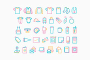 90's Print on Demand Product Icons, an Outline Icon by Sungy Side Up (Thumbnail 3 of 9)