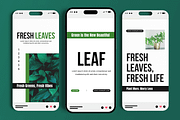 Botanical Nature Green Leaves Story, a Social Media Template by MightyDesign (Thumbnail 2 of 6)