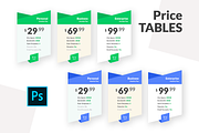 Mini Pricing Tables, an UI Kit Template by Ecolor Studio (Thumbnail 2 of 2)