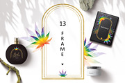 CANNABIS / MARIJUANA BUNDLE, a Decorative Illustration by Elena_Sedova (Thumbnail 16 of 30)