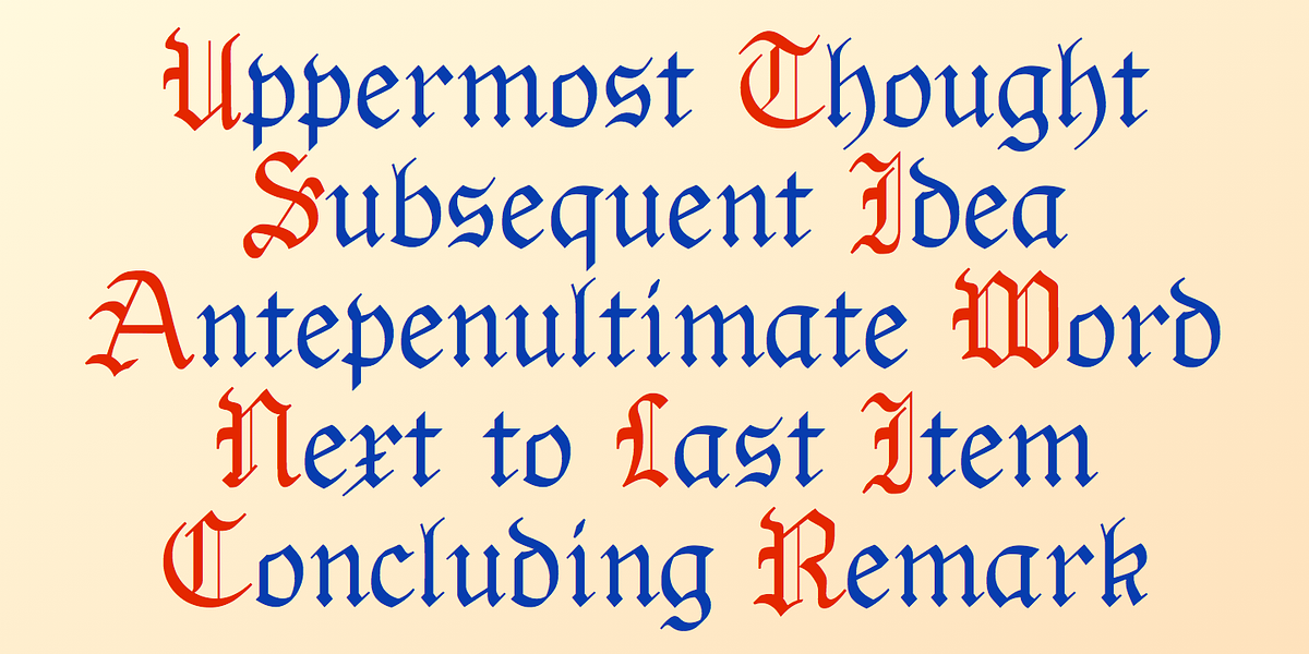 OldHaroldRee, a Blackletter Font by Ingrimayne Type (Photo 3 of 6)