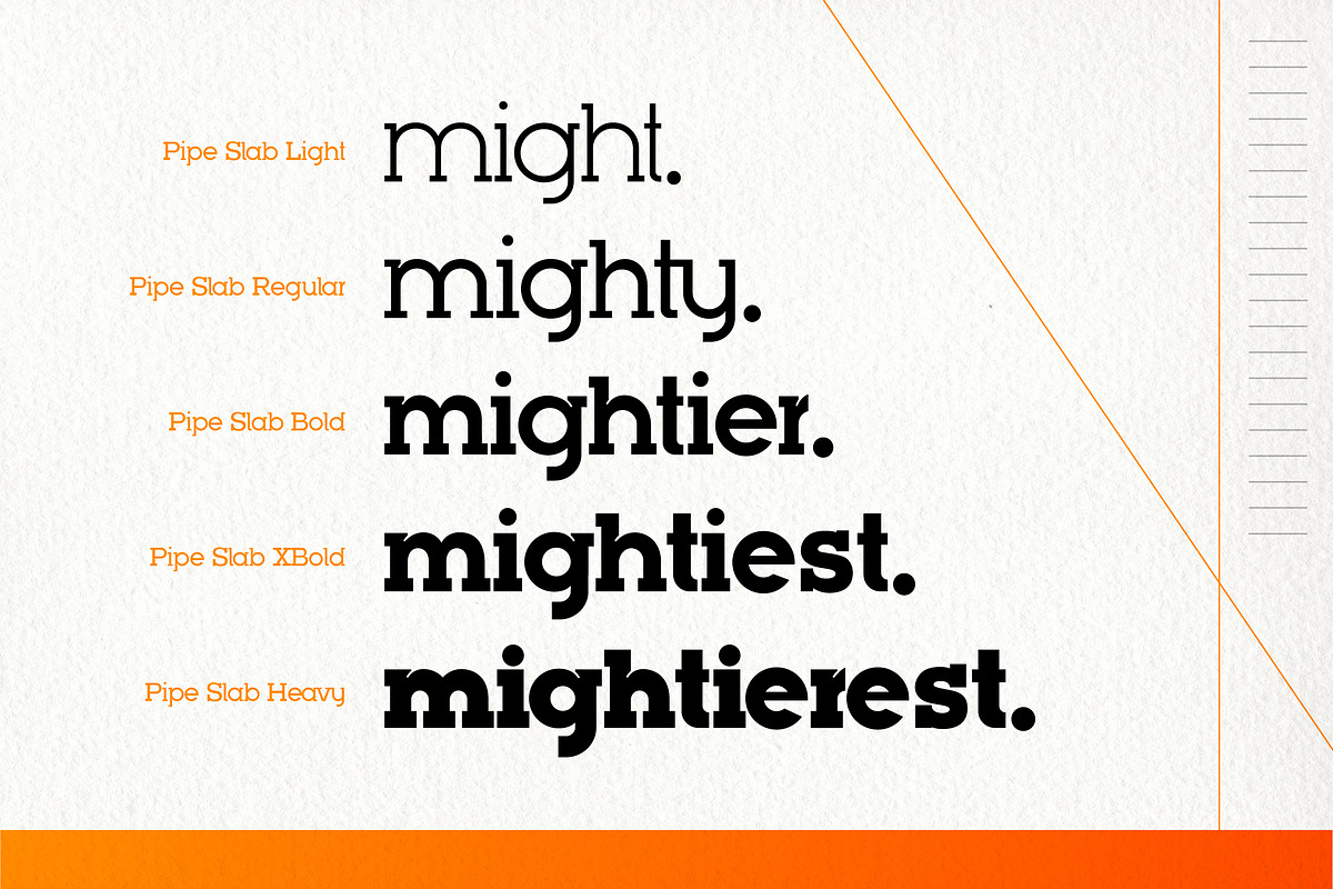 Pipe Slab - Slab Serif Typeface, a Font by Lateral Design (Photo 8 of 15)