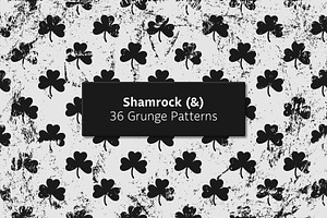 Shamrock (&) - 36 Grunge Patterns