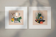 Hugge. Furniture collection., a Decorative Illustration by Merfin (Thumbnail 16 of 16)