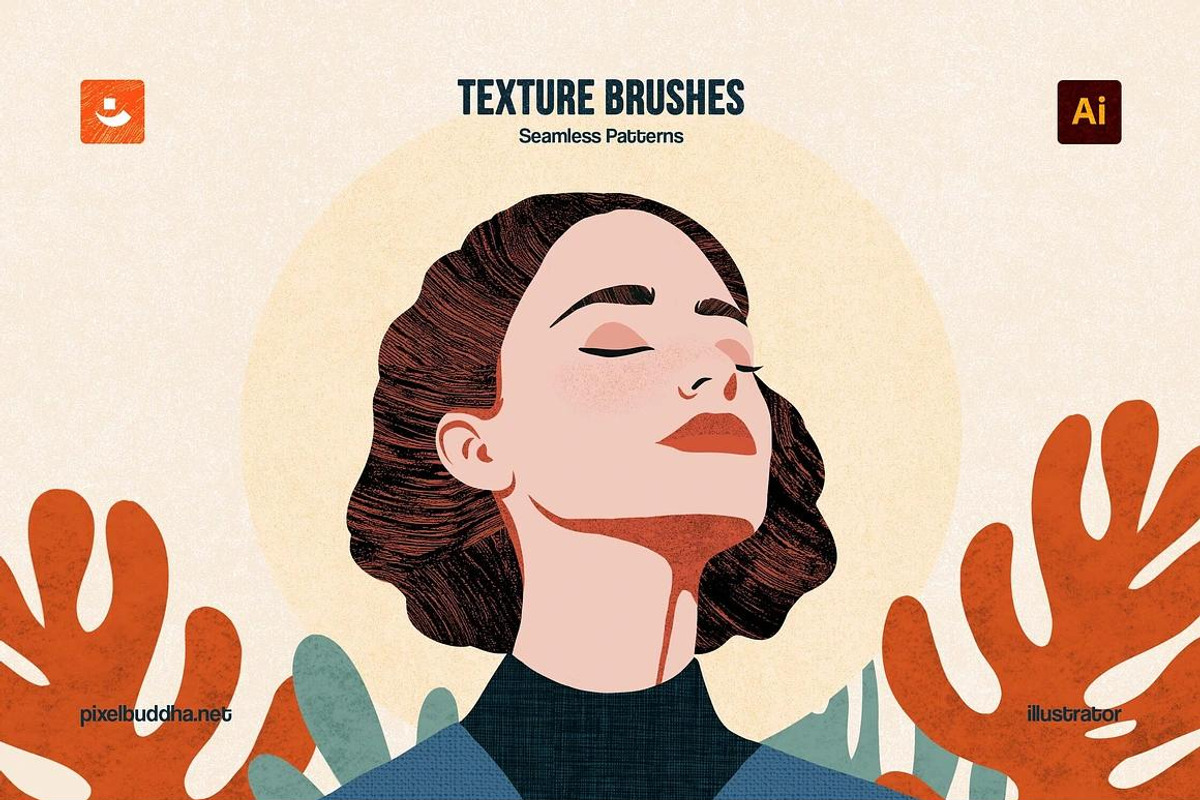 12-in-1 Illustrator Brushes Bundle, a Brush Add-On by pixelbuddha.net (Photo 7 of 14)