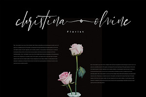 Beralissa Font Calligraphy