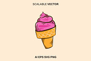Summer Vector Illustration, an Illustration by TheTrueStroke (Thumbnail 10 of 12)