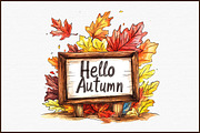 Cozy Autumn Vibes Clipart, an Illustration by Sublimation Artist (Thumbnail 3 of 6)