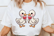 Faux Yarn Valentine Cute Couple PNG, an Illustration by Designking (Thumbnail 5 of 6)