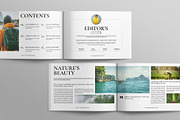 Travel Magazine Template Landscape, a Magazine Template by Work-Envance (Thumbnail 3 of 9)