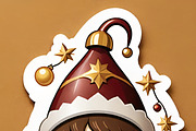Festive Elf & Tree Sticker Pack, an Illustration by ETARA by Mea Hau (Thumbnail 5 of 6)
