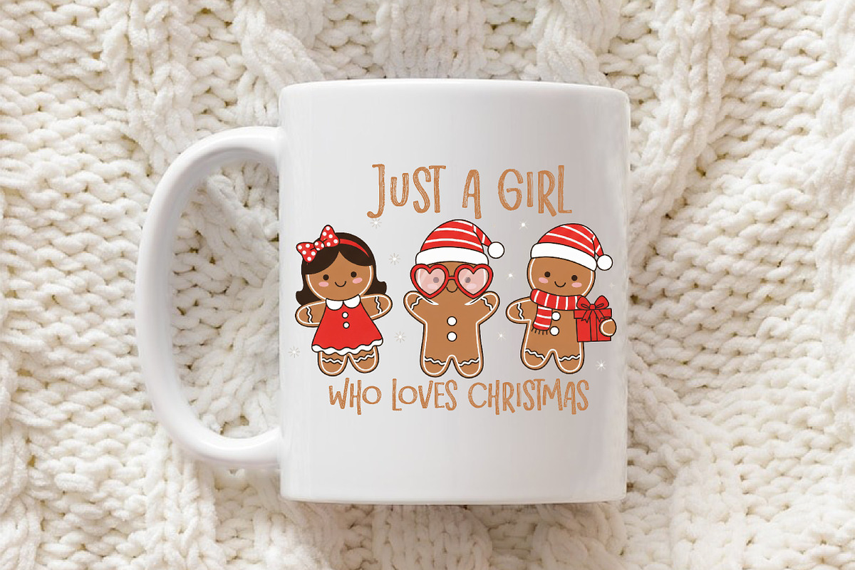 Just a Girl Who Loves Christmas Png, an Illustration by Libby Wishes (Photo 4 of 8)