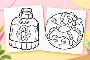 Christmas Coloring Pages for Kids #1, a Seasonal Illustration by Inkivelle Studio (Thumbnail 2 of 3)