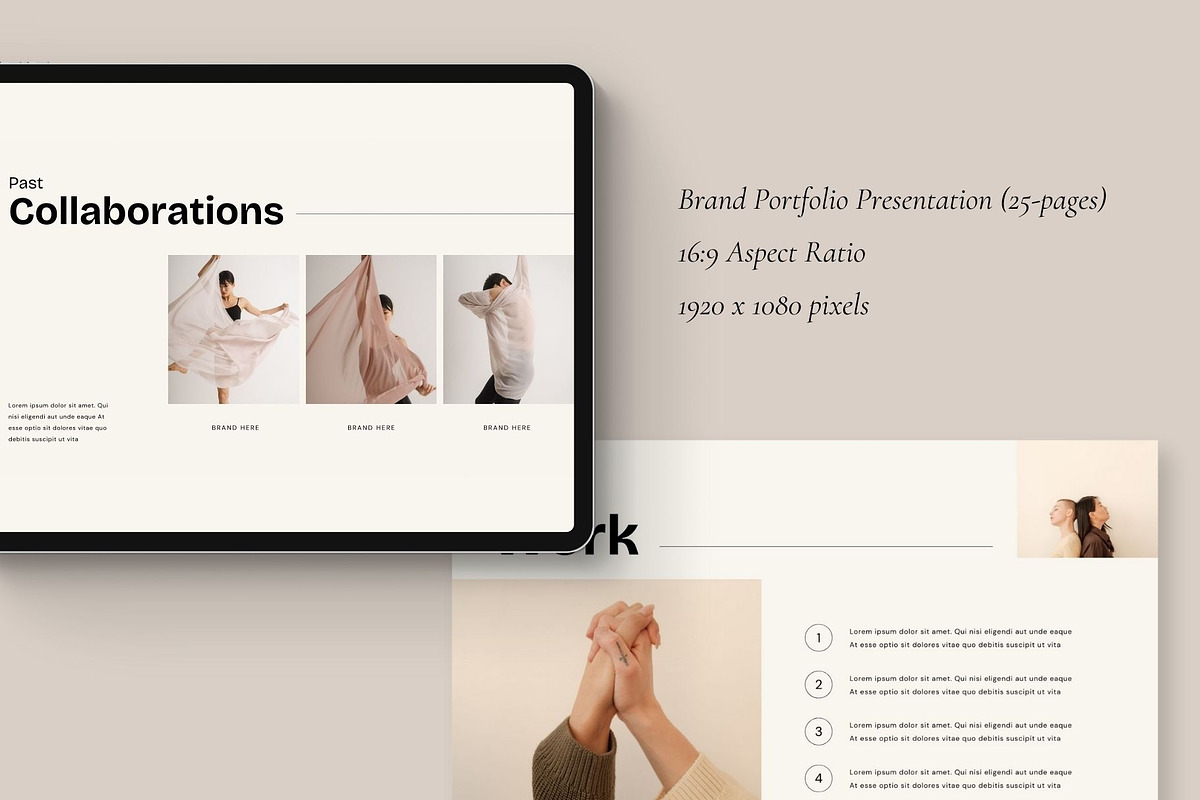 Brand Portfolio Template | Fawn, a Print Template by BoldNStudio (Photo 2 of 7)