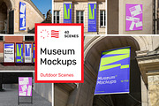 Museum Mockups - Poster & Billboards, an Advertising Mockup by Mr.Mockup™ (Thumbnail 1 of 20)