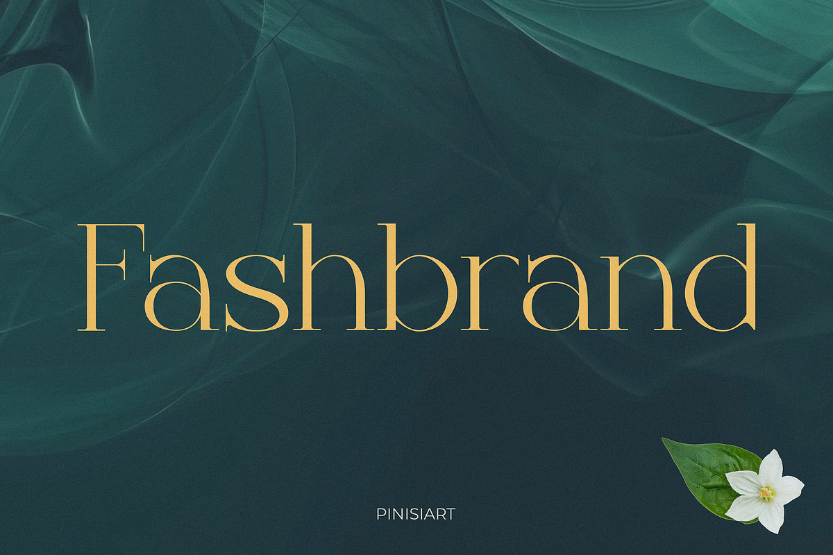 Fashbrand, a Serif Font by Pinisi ART (Photo 1 of 10)