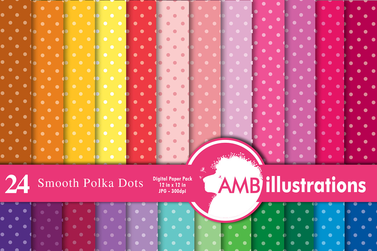 Polka dot tone on tone paper AMB-411