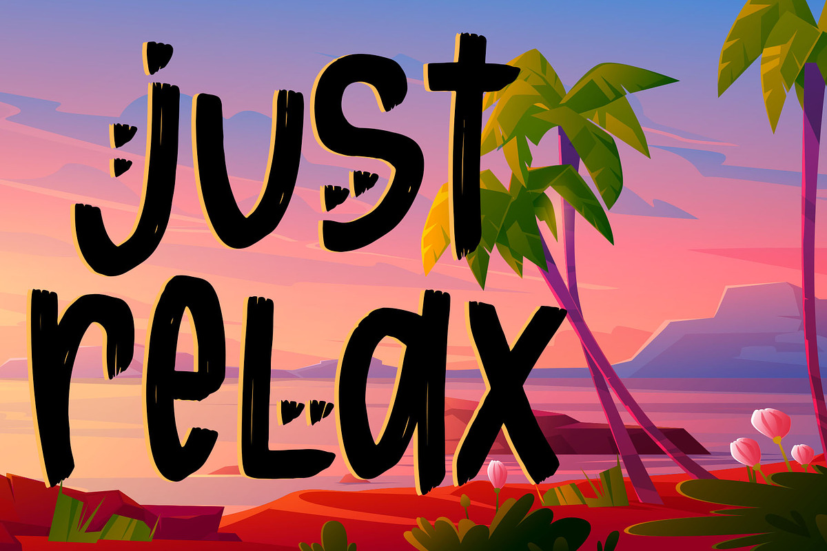 Sunset Story - Handwritten Font preview 6