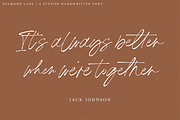 Diamond Lady – Handwritten Font, a Script Font by RedyStudio (Thumbnail 7 of 10)