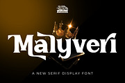 Malyveri - Serif Display Font, a Serif Font by Rishsketch (Thumbnail 1 of 12)